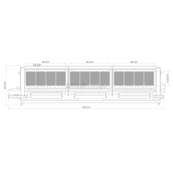 Tecnoroast TGPD-90 Doppel-Gas-Profi – Professioneller automatischer Gasgrill für 90 Arrosticini Agritech Store
