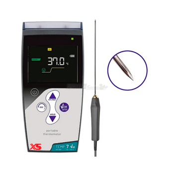XS TEMP 7 NTC Vio Digitalthermometer mit NT7P Einstichsonde Agritech Store