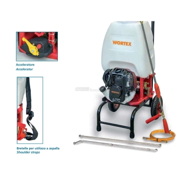 Trolley zum Spritzen und Jäten 25 Liter, 4-Takt-Motor Agritech Store