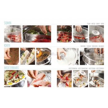 Dampfgarer "Naturalmente" 6 Kochtechniken lt. 8 Agritech Store