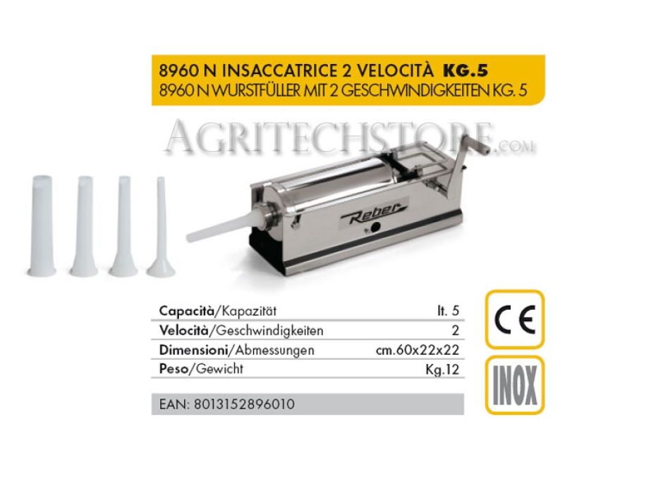 Embolsado Reber 8960 N * 5 Kg. Agritech Store