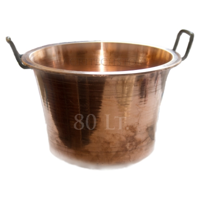 Caldera - Caldera de cobre de 80 litros