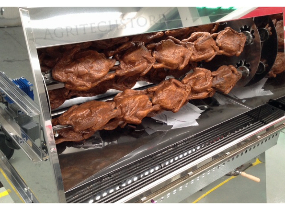 Pollos asados ​​para acero inoxidable profesional Agritech Store