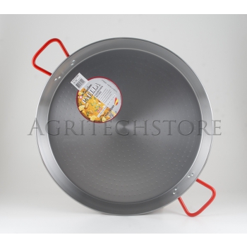 Paellera de hierro fundido, de 60 cm de diámetro, con 2 asas. Agritech Store