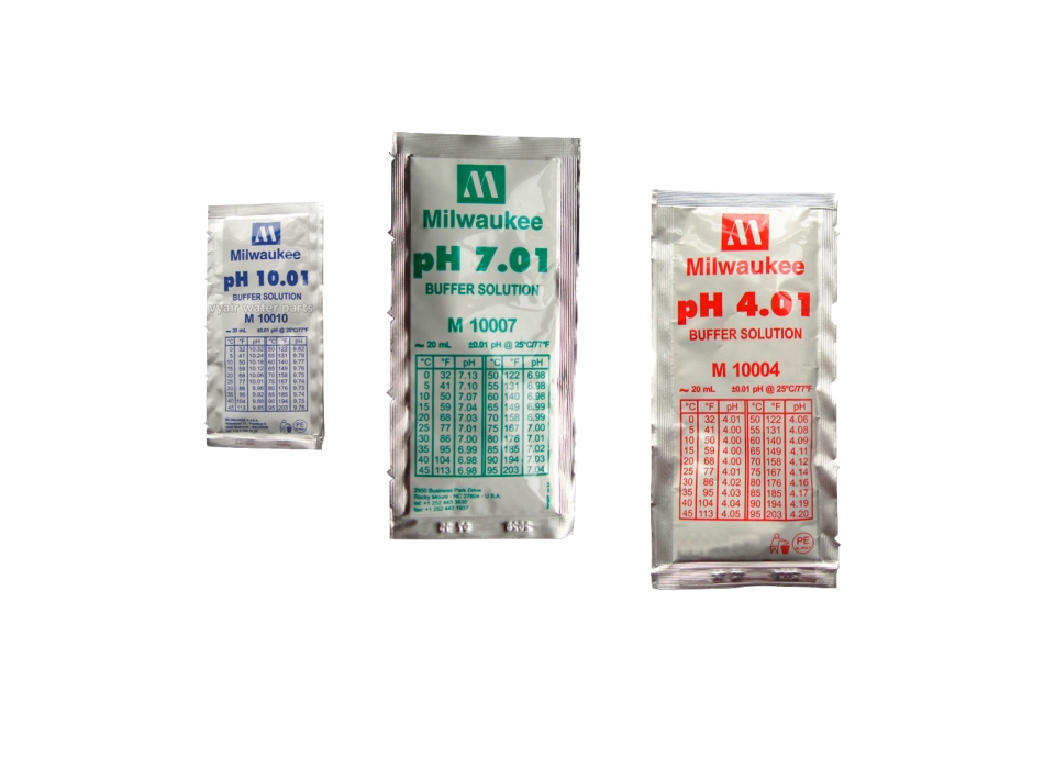 Solución de calibración en bolsitas para medidores de pH Agritech Store