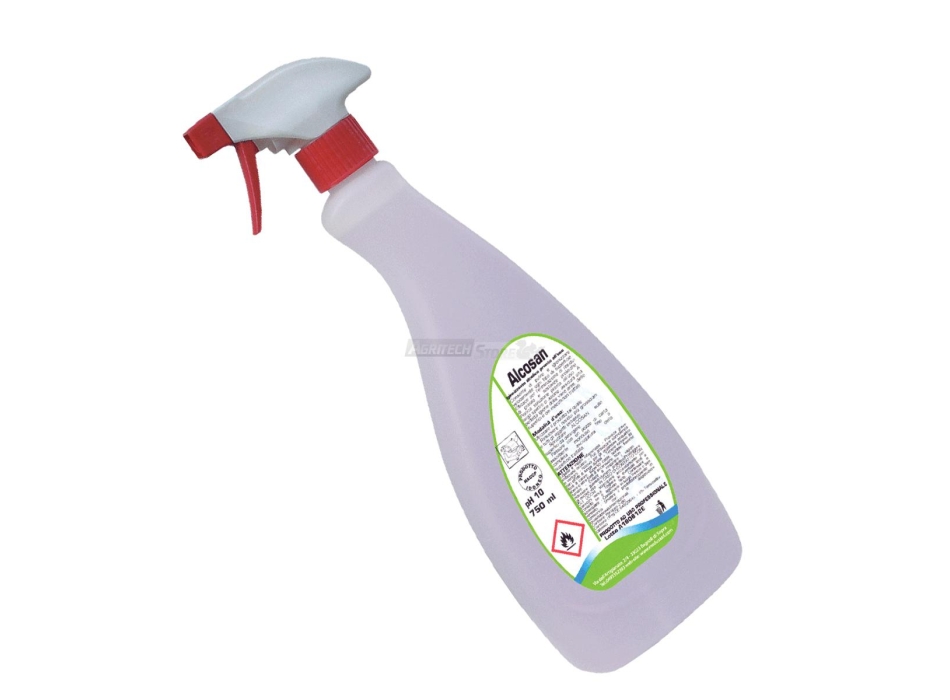 Alcosan - Detergente desinfectante Alcohólico 750 ml. Agritech Store