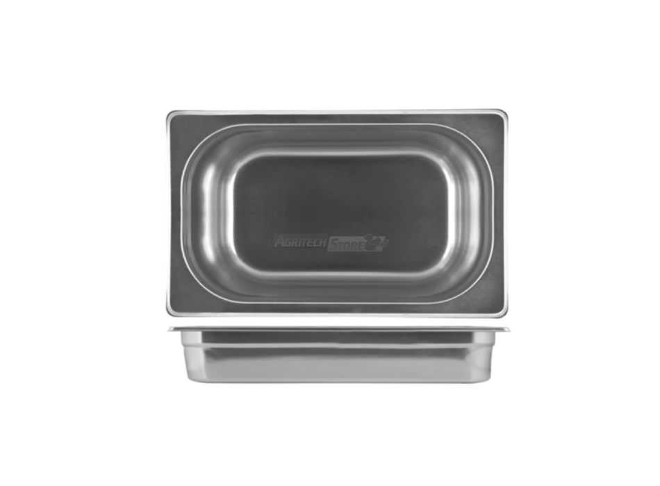 Lavabo de acero inoxidable GN1/1 h4 cm Agritech Store