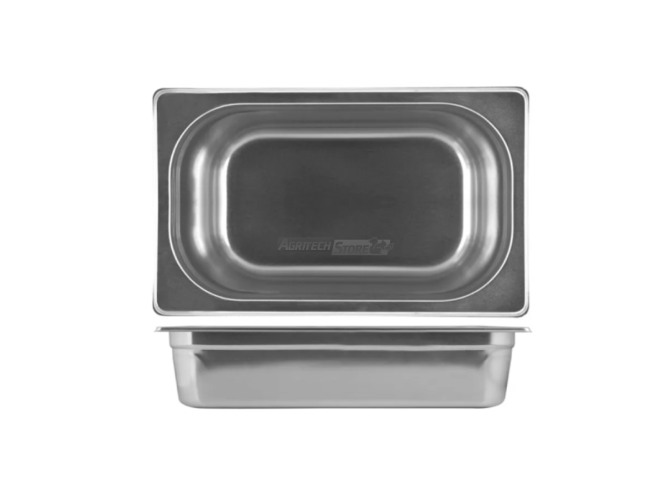 Lavabo de acero inoxidable GN1/1 h5,5 cm Agritech Store