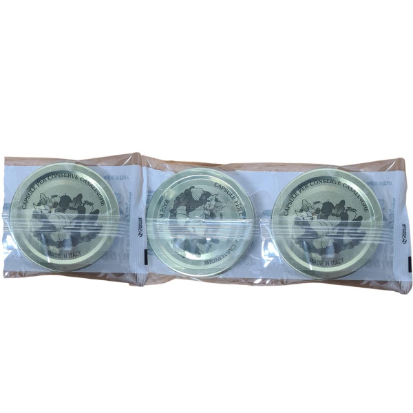 Set de 2 Tapas "Fiocco" para tarros de vidrio 56 mm  Agritech Store