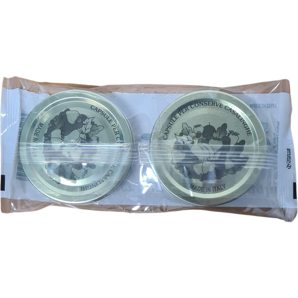 Set de 2 Tapas "Fiocco" para tarros de vidrio  86 mm Agritech Store