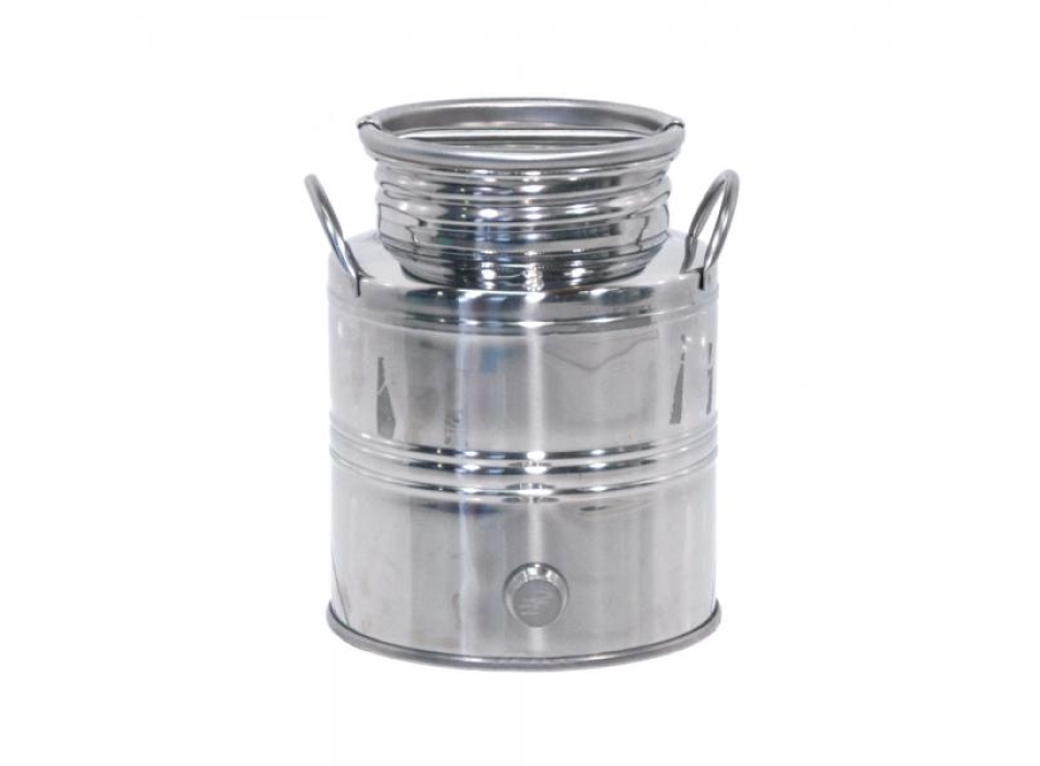 Recipiente de acero inoxidable para aceite de Milán Agritech Store