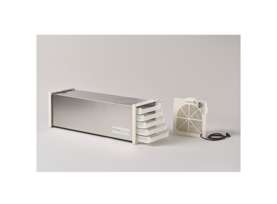 Deshidratador doméstico de acero inoxidable Biosec Silver B10-S (10 cestas) Agritech Store