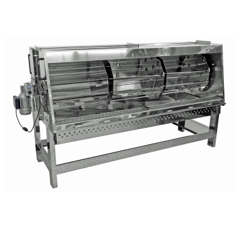 Asador profesional de acero inoxidable de 120 cm con 8 Espadas Agritech Store