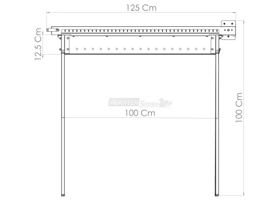 Parrilla Giraspidini & Arrosticini Tecnoroast 80 piezas Individual Agritech Store