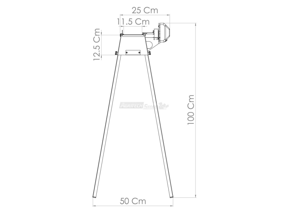 Parrilla Giraspidini & Arrosticini Tecnoroast 80 piezas Individual Agritech Store