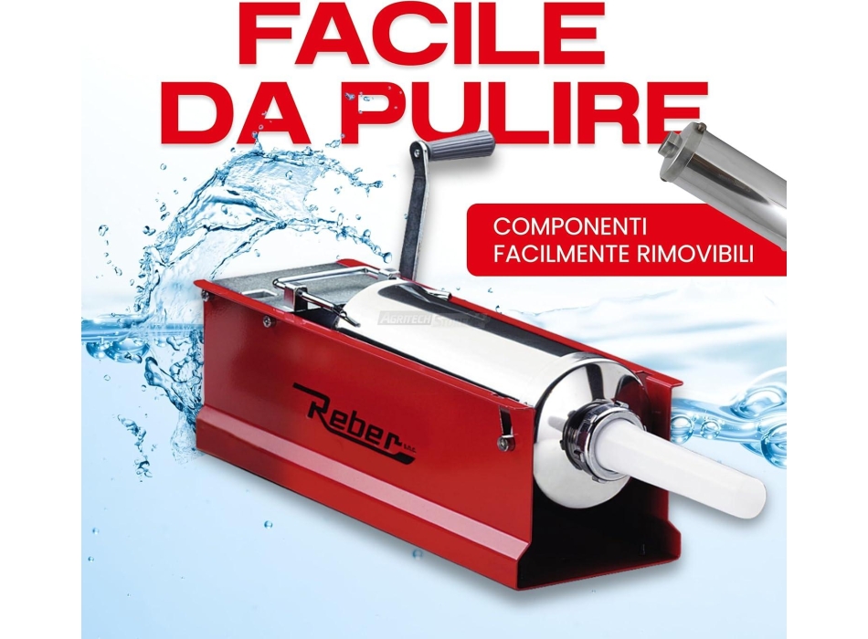 Embutidora Reber 8950 N - 5kg. Agritech Store