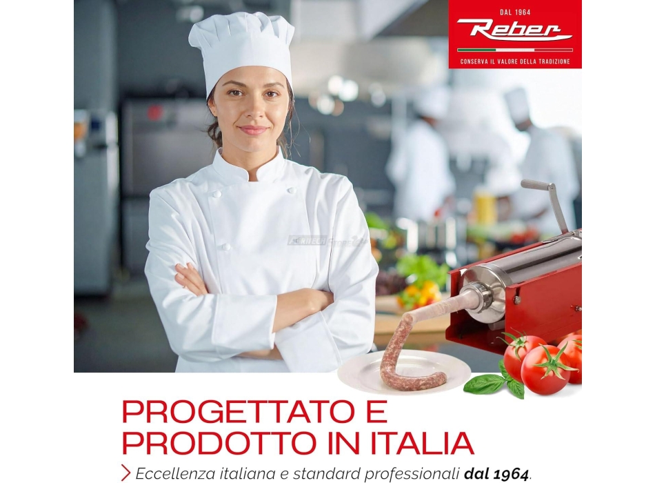 Embutidora Reber 8951 N - 8kg. Agritech Store