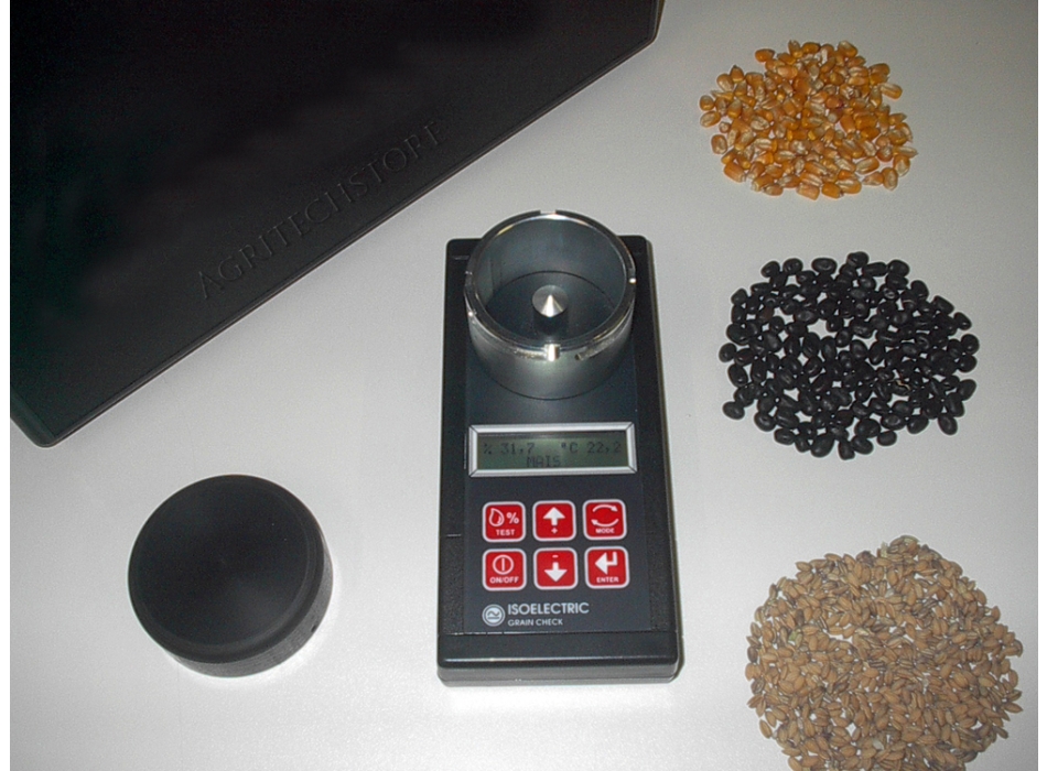 Medidor de humedad de los cereales de grano Comprobar Agritech Store