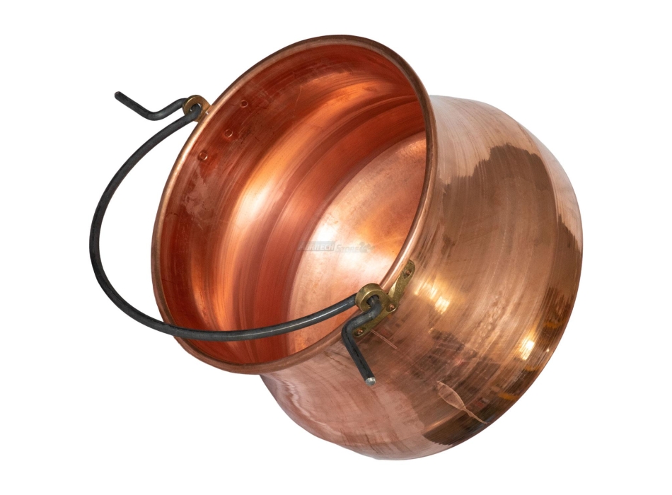 Caldero especial de cobre para cebollas de 90 litros  Agritech Store