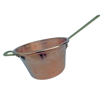 Olla de cobre con fondo plano 22|24|26 cm  Agritech Store