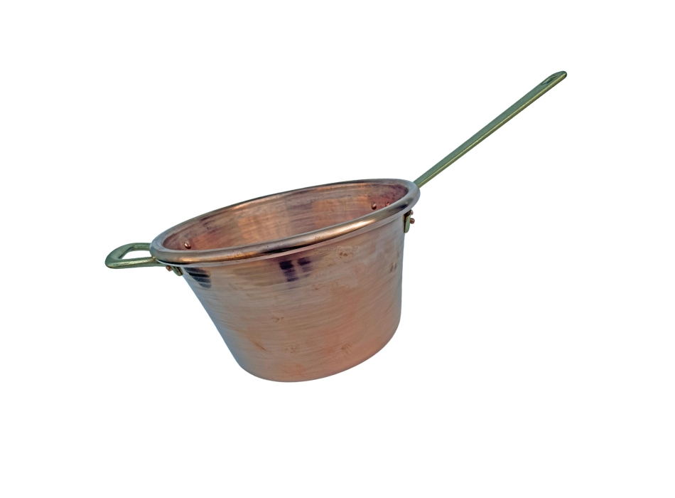 Olla de cobre con fondo plano 22|24|26 cm  Agritech Store