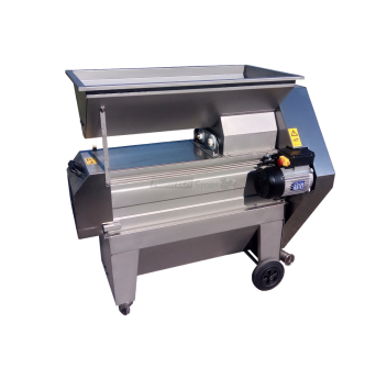 Trituradora/despalilladora de uva Rossignola de acero inoxidable con motor – Monofásica y trifásica Agritech Store