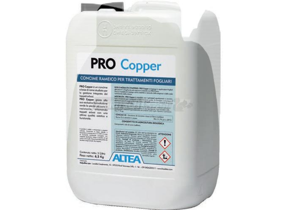 PRO COPPER Fertilizante Líquido con Cobre 5 litros Agritech Store