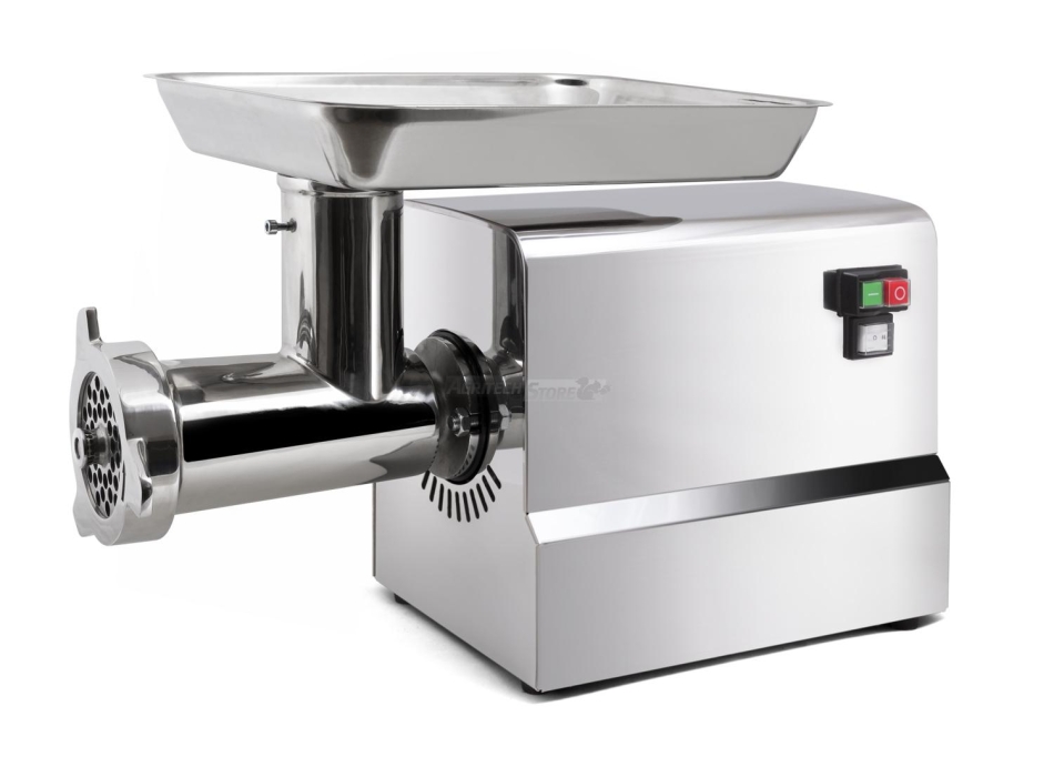 Picadora de carne profesional en acero inoxidable N.32 1200W-M80AET Agritech Store