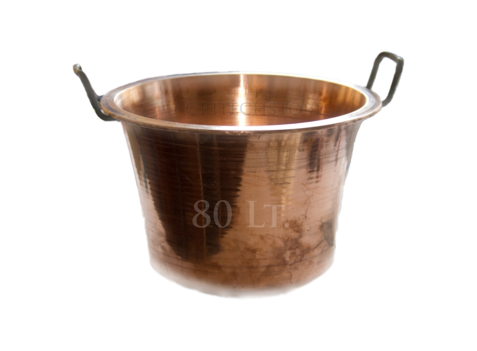 Paiolo - 80-litrowa miedziana kaldera Agritech Store