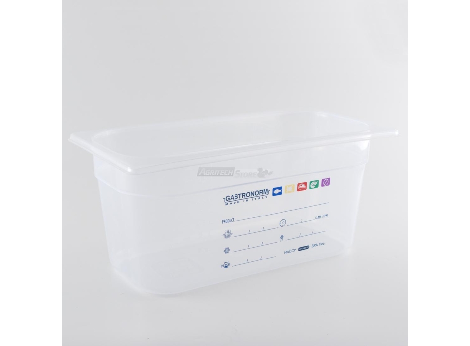 Pojemnik  gastronomiczny z polipropylenu   1/1 H 150 IML HACCP Kod. BPP11150 Agritech Store