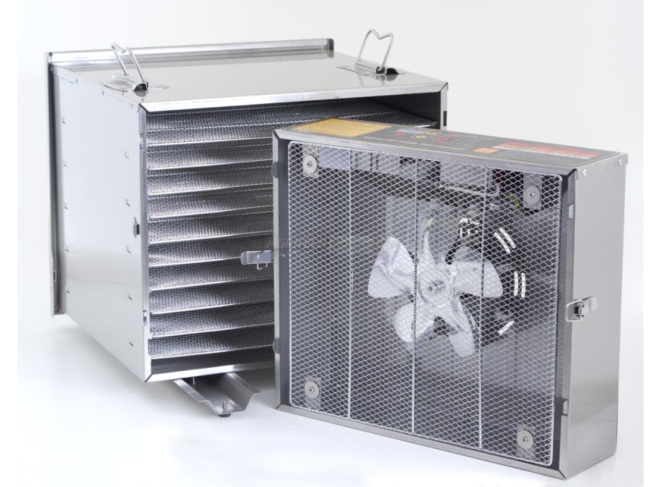 Dehydrator suszarka do żywności 100 % stal nierdzewna 10 tac Agritech Store