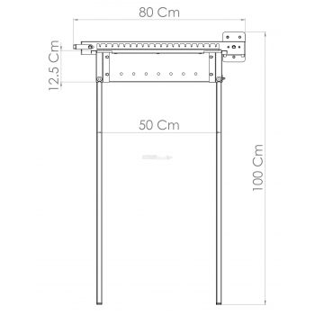 Grill Giraspiedini & Arrosticini Tecnoroast 20 sztuk Pojedynczy Agritech Store