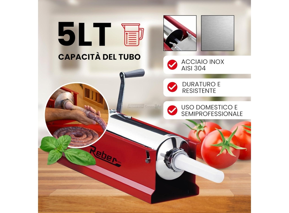 Nadziewarka do kiełbas 5 kg Kod. 8950 N Agritech Store