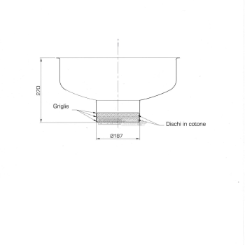 Zestaw filtrów oleju ze stali nierdzewnej 30 l, Ø 500 mm Agritech Store