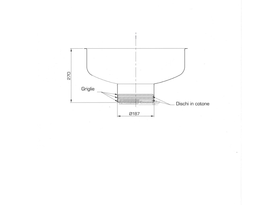 Zestaw filtrów oleju ze stali nierdzewnej 30 l, Ø 500 mm Agritech Store