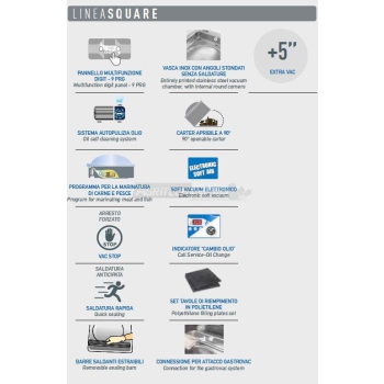 Pakowarka próżniowa komorowa kwadratowa 400-B Kod: square 400-B Agritech Store