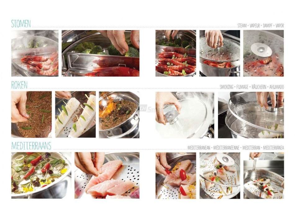 Parowar „Naturalmente” 6 technik gotowania lt. 8 Agritech Store