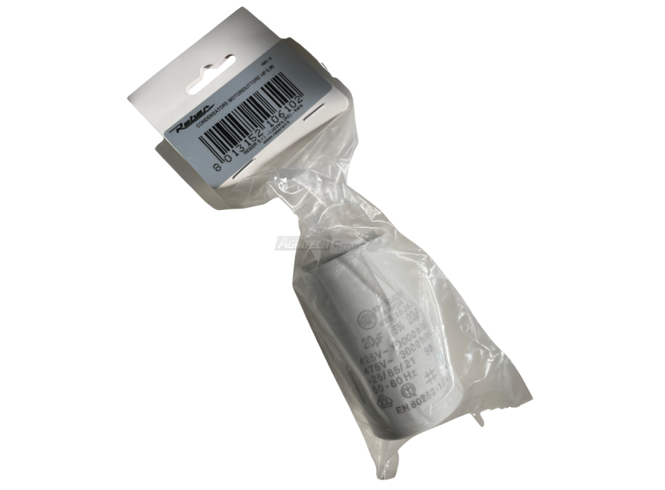 Capacitor motor HP 0,80 Agritech Store