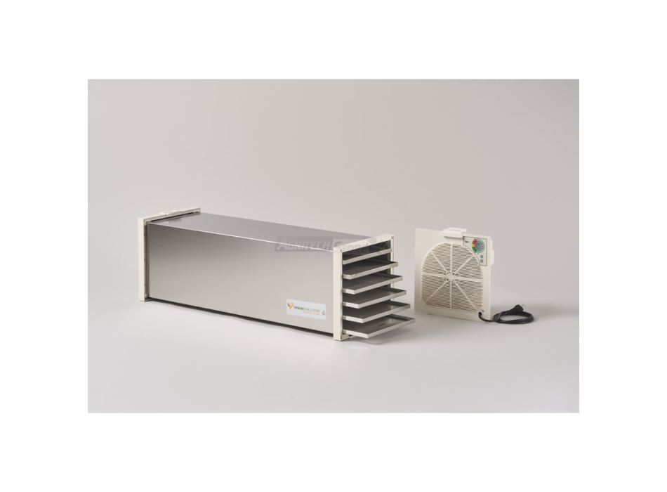 Dehidrator de uscător de uscător Biosec De Luxe B12 din oțel inoxidabil – 12 coșuri Agritech Store