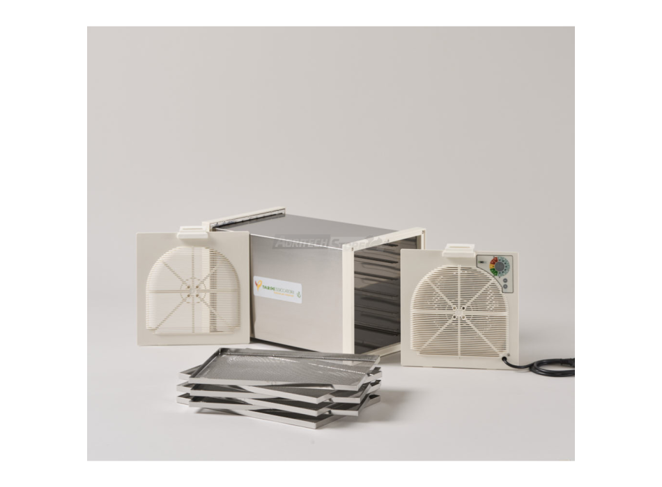 Dehidrator de uscător de uscător Biosec De Luxe B6 din oțel inoxidabil – 6 coșuri Agritech Store