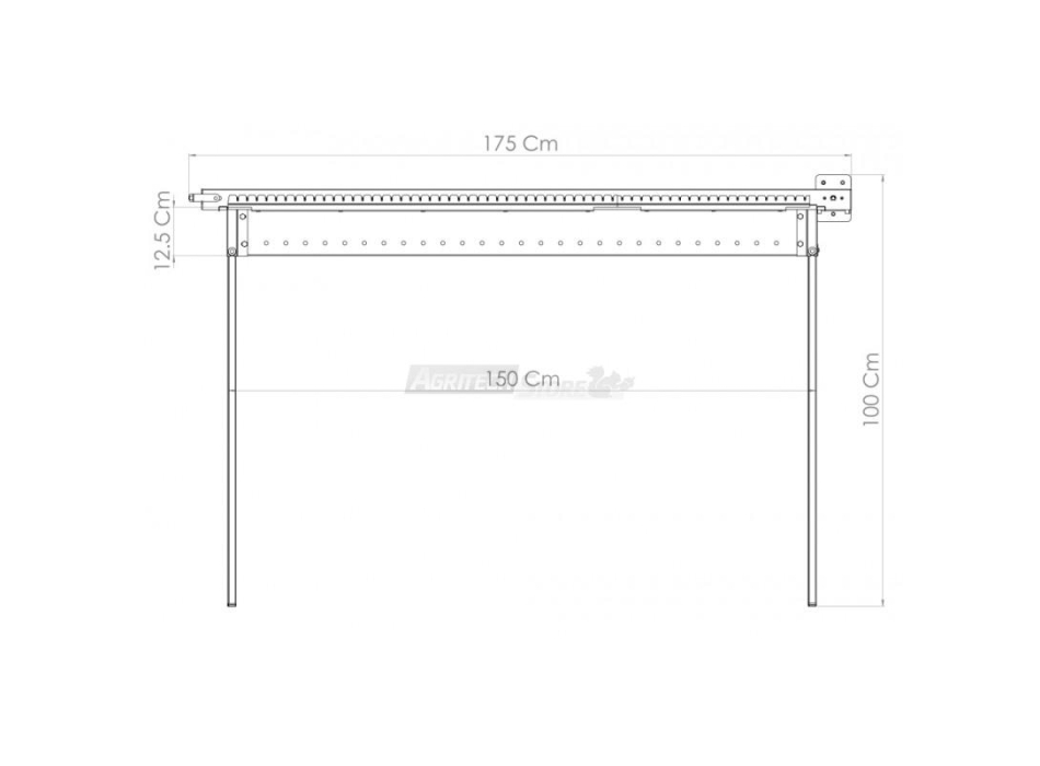 Gratar Giraspiedini & Arrosticini Tecnoroast 60 bucati Single Agritech Store