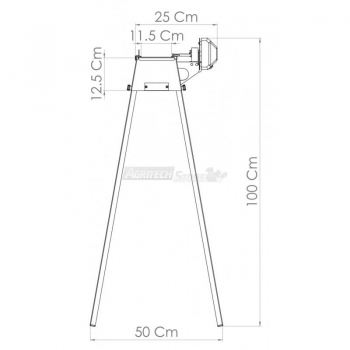 Gratar Giraspiedini & Arrosticini Tecnoroast 60 bucati Single Agritech Store