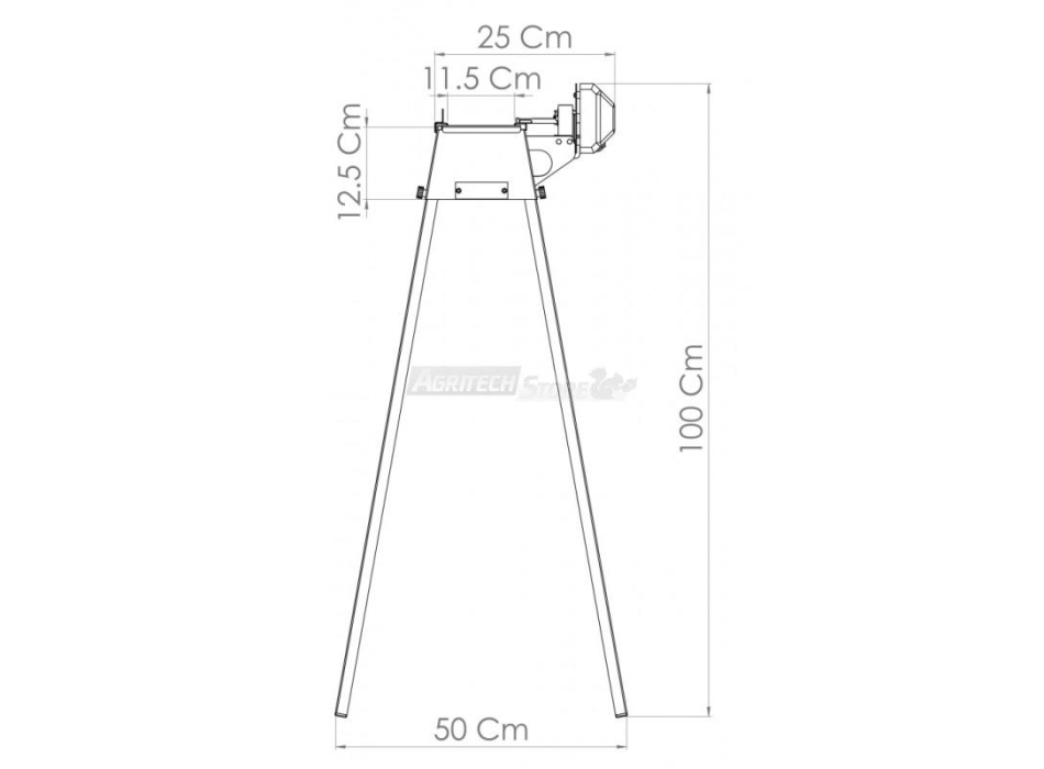 Gratar Giraspiedini & Arrosticini Tecnoroast 60 bucati Single Agritech Store