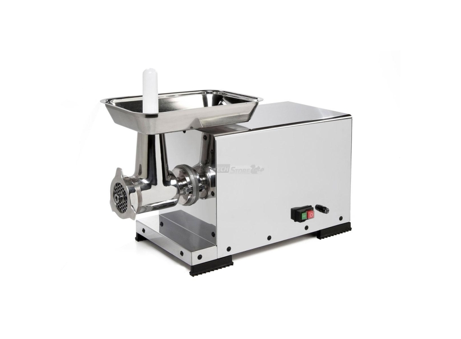 MAȘINĂ DE TOCATĂ CARNE ELECTRICĂ REBER N.22 SCURTĂ 1800 W OȚEL INOXIDABIL PROFESIONAL Agritech Store