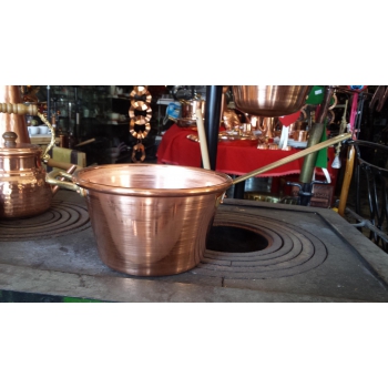 Медный горшок с плоским дном 22|24|26 см  Agritech Store